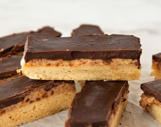 Barras Twix caseras y saludables