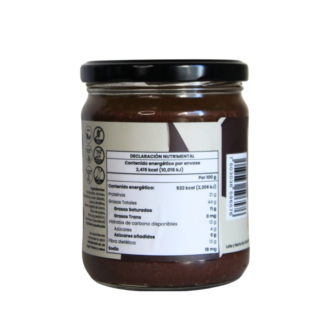 Crema de Cacahuate con Cocoa y Coco Rallado 454g