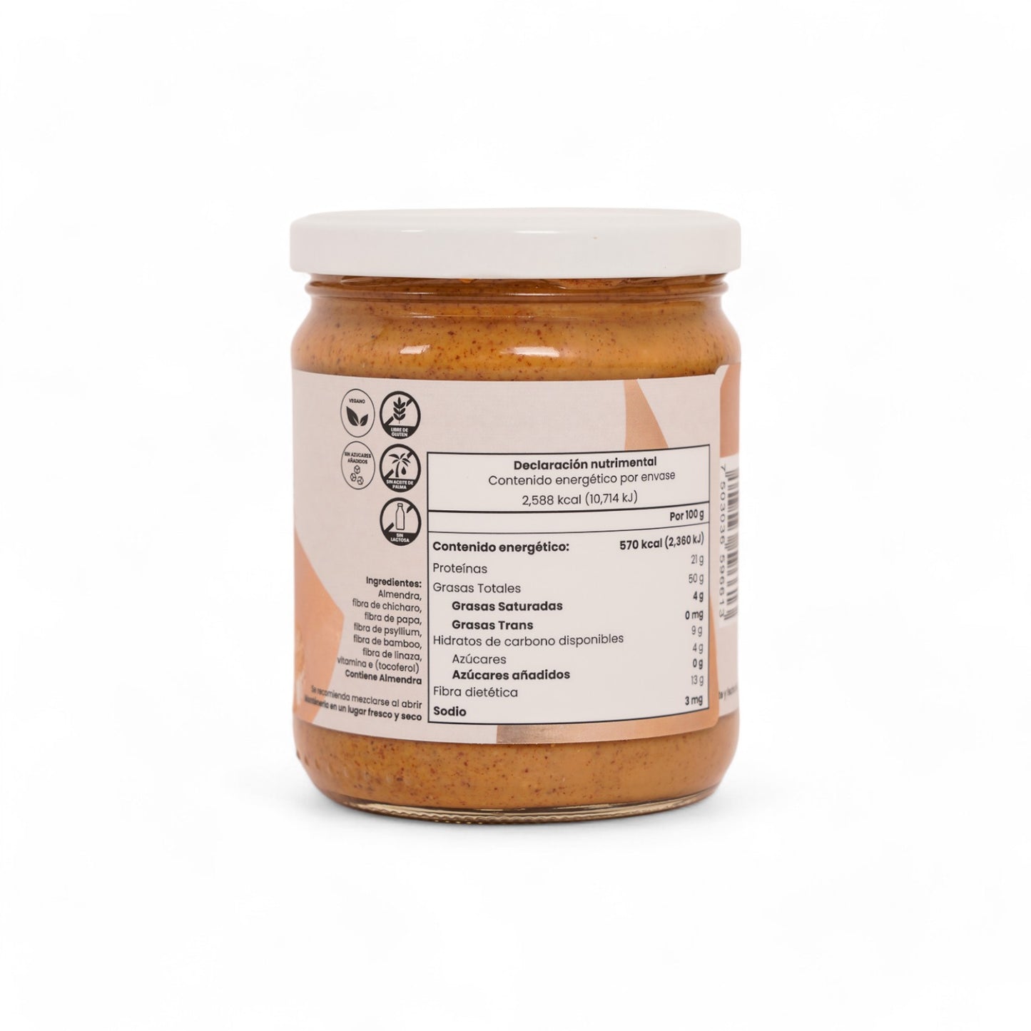 Crema de Almendra Plain 454g