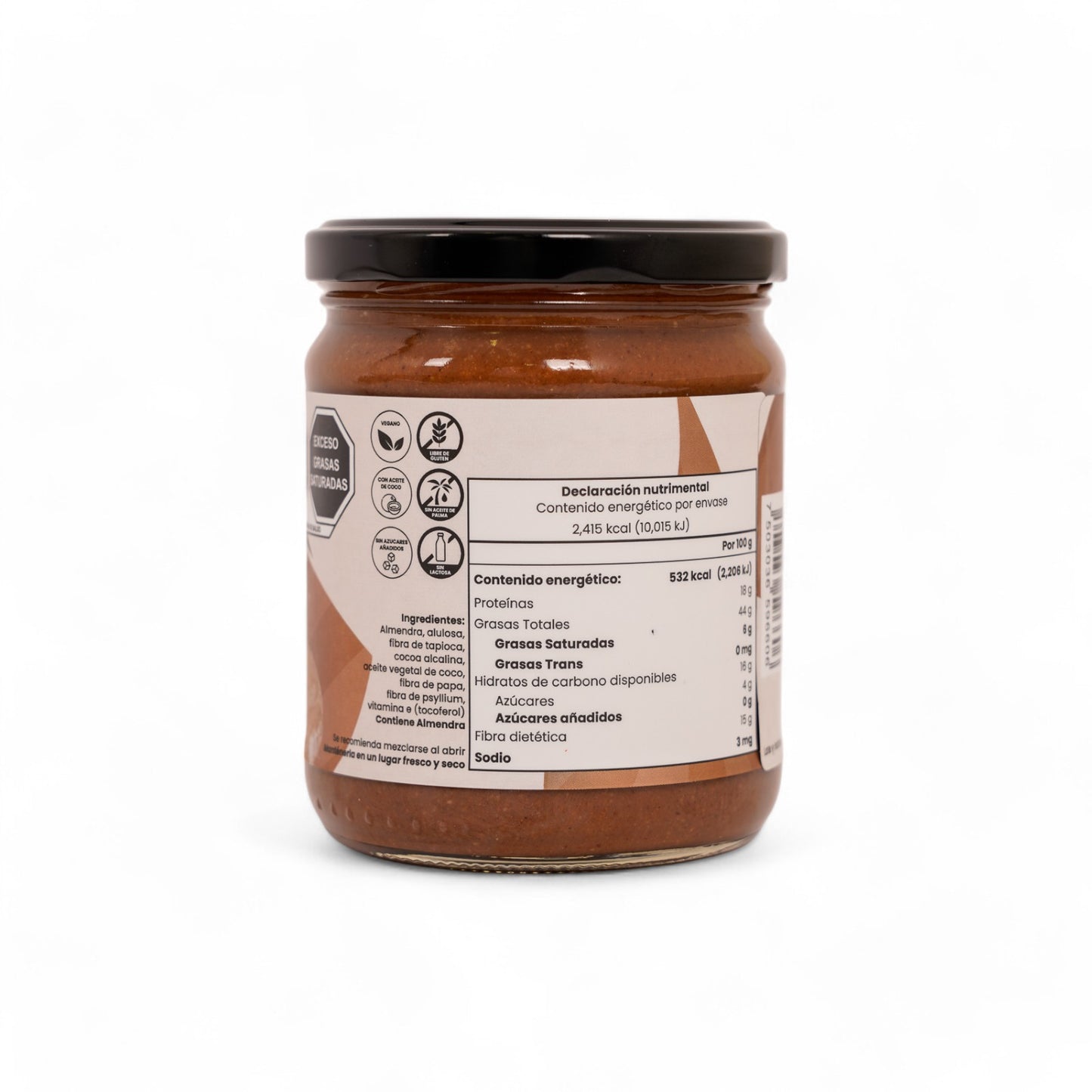 Crema de Almendra con Cocoa Natural 454g