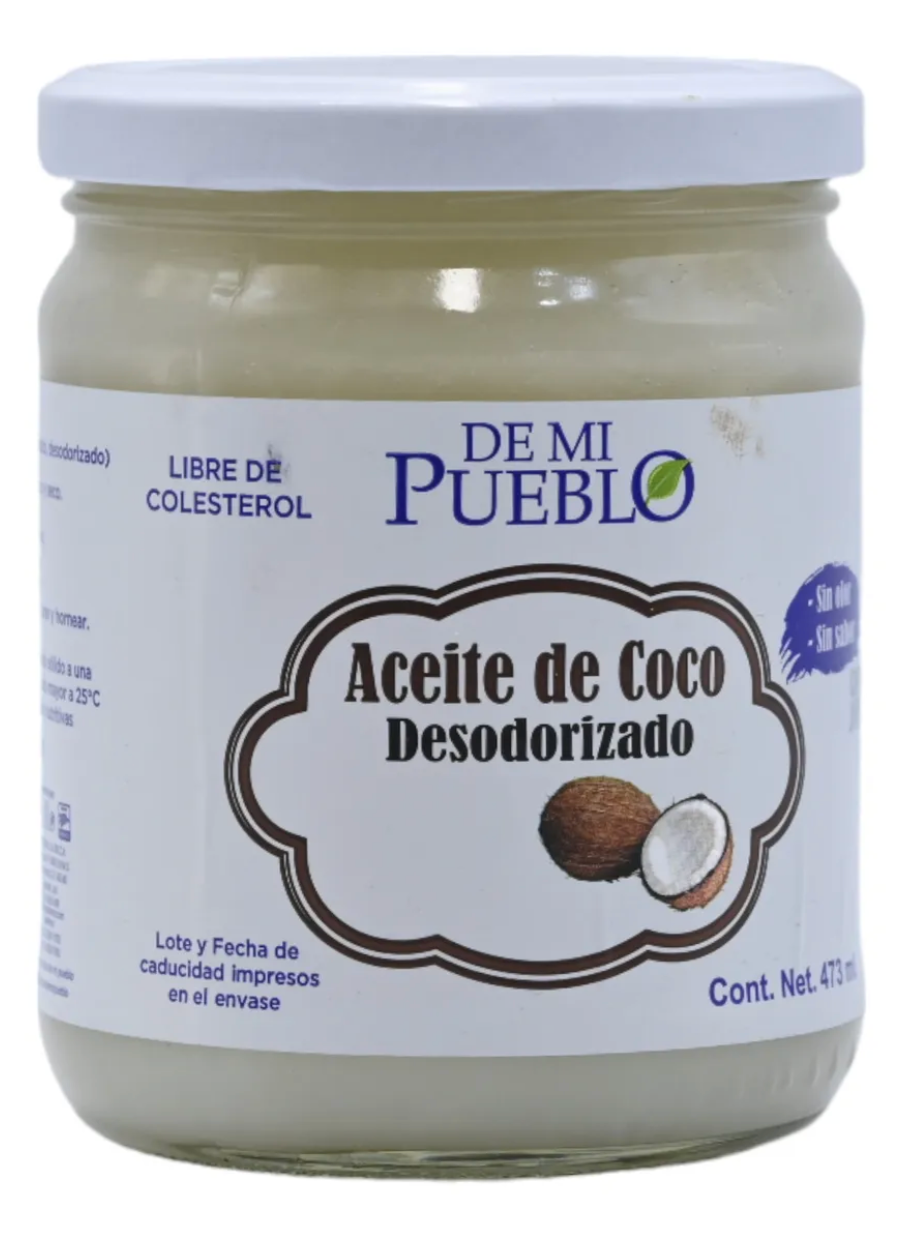 Aceite de coco desodorizado 473 ml