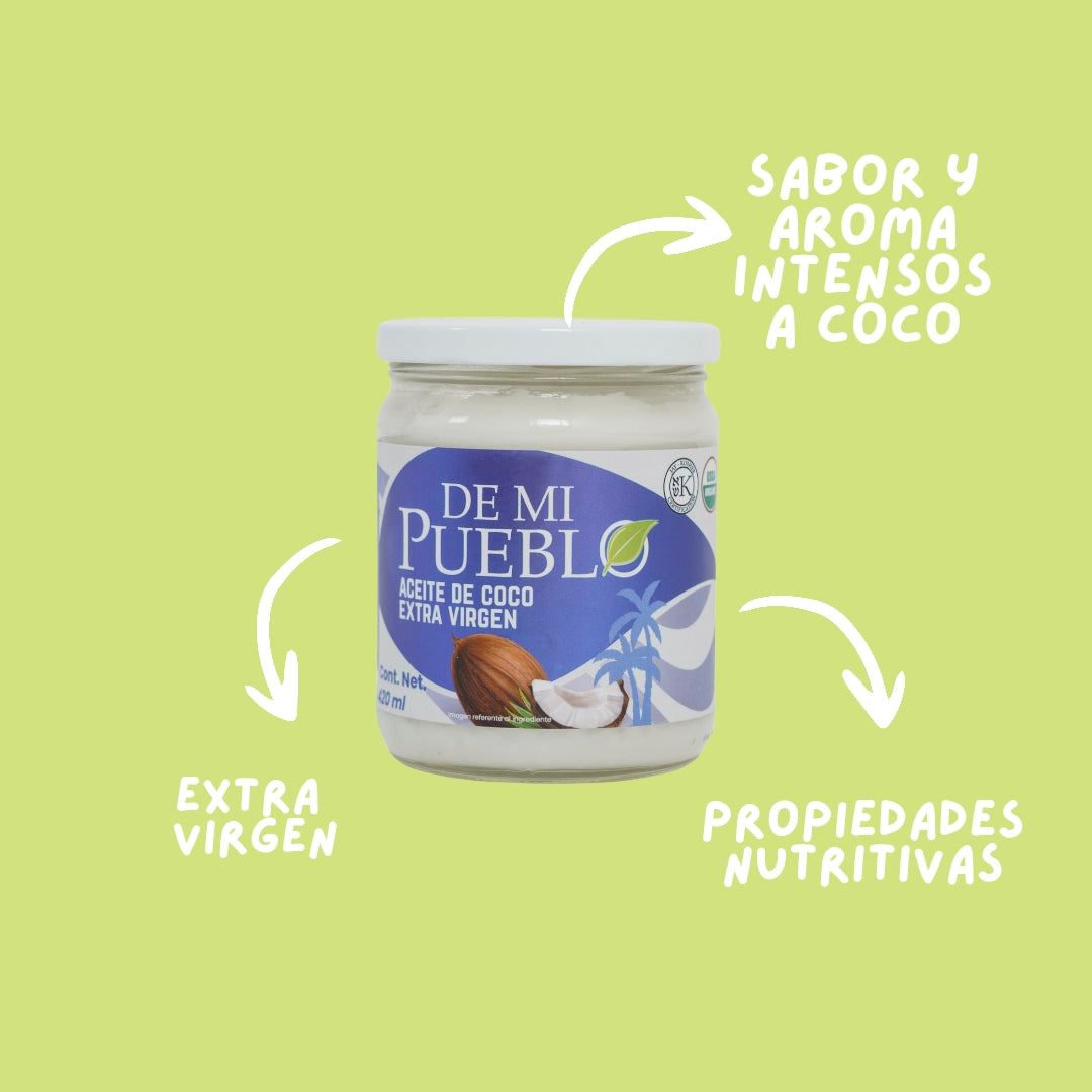 Aceite de coco extra virgen- 420 ml